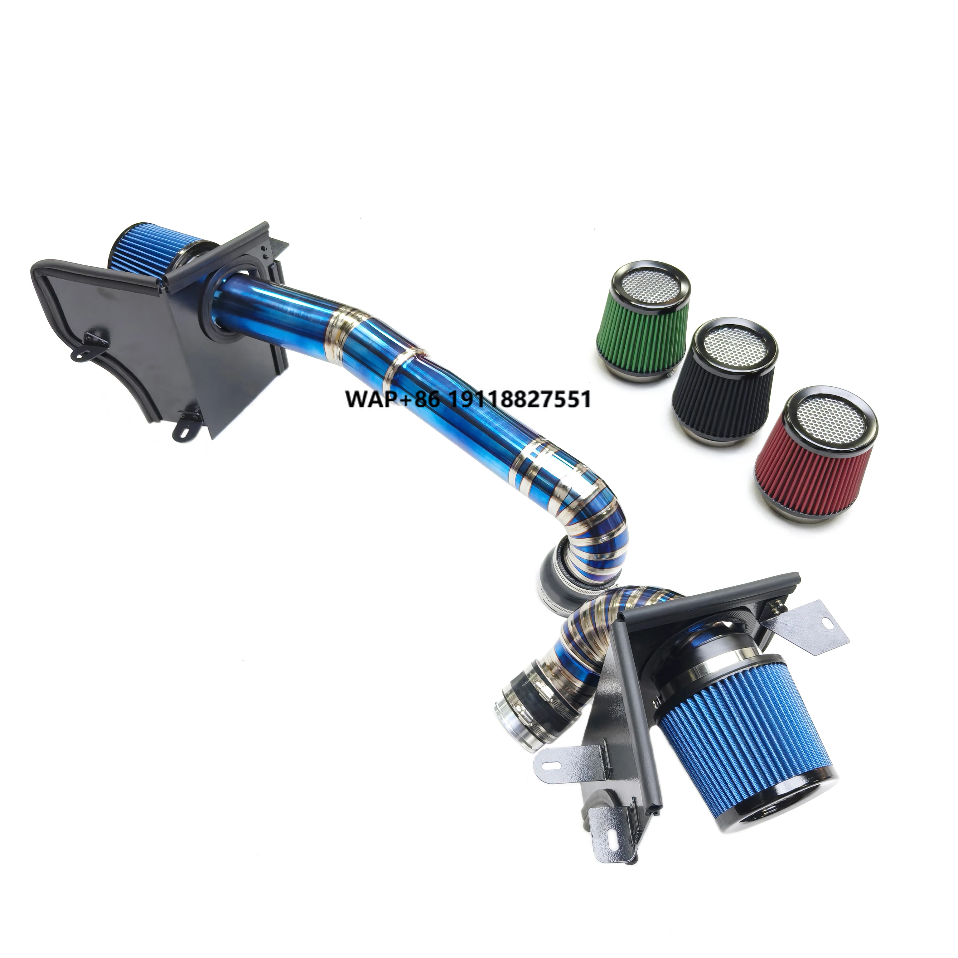 Purple Appearance High-Flow Titanium Air Intake Pipe for G80 M3 G82 M4 S58 OEM Cold Air Intake Cooling System Exhaust System