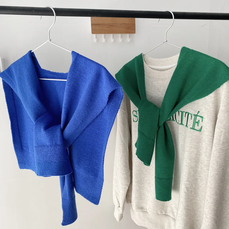 

2024 New Thick Warm Winter Scarf for Women Solid Fashion Knitting Shawl and Wraps Sweet Japan Style Scarves Foulard Y172