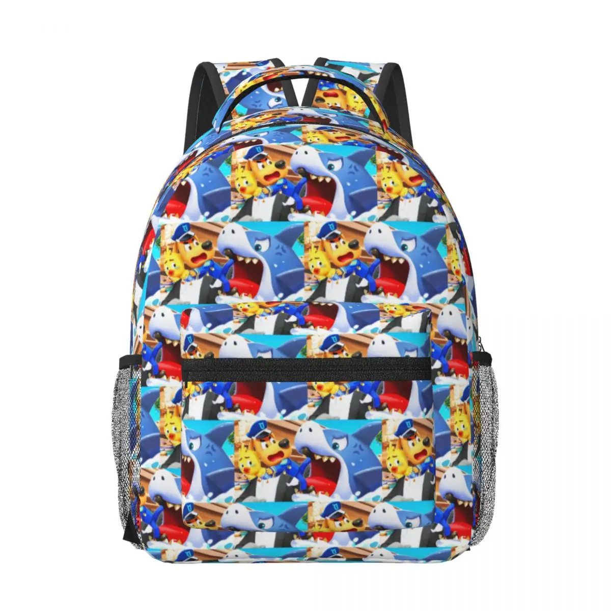 

Sheriff Labrador Woman Backpacks Boys Girls Bookbag Fashion Students School Bags Portability Travel Rucksack Shoulder Bag