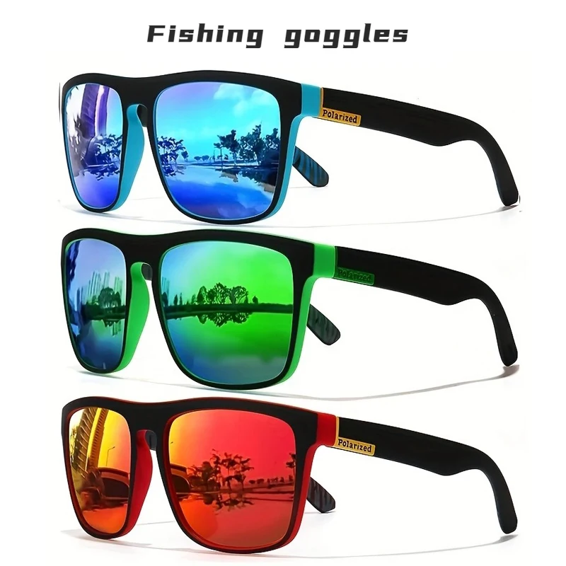 Polarisierte Angelsonnenbrille für Männer und Frauen, geeignet zum Autofahren, Outdoor-Freizeit, Wandern, Bergsteigen, Sonnenbrillen UV400