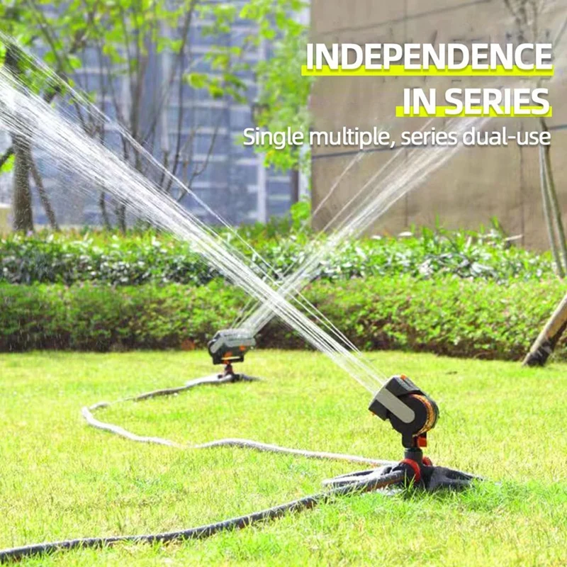 Lawn Sprinklers Garden Sprinklers,Oscillating Sprinkler Adjustable Sprinkler,Adjustable Width, Range And Flow Rate