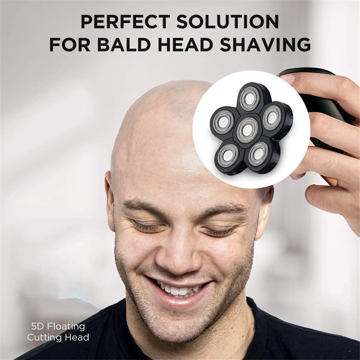 Electric Shaver Replacement Blade for Bald Men Heads Hair Trimmer Blade,Seven Cutter Head