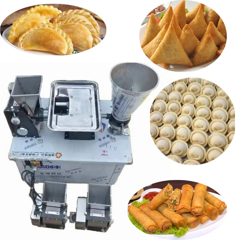 Automatic Empanada Samosa Making hine Maquina Para Har Empanadas High Output Dumpling Raioli Maker