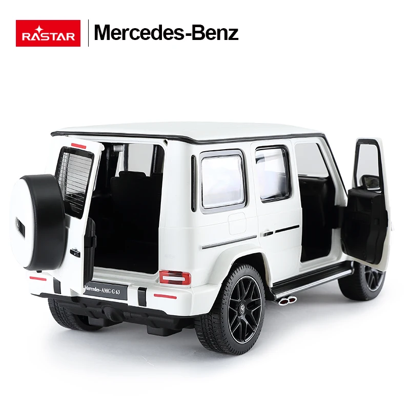 Rastar R/c 1:14 Mercedes-Benz Amg G63 Off-Road Car Model Car Authentic Car Gift for Adults Men's Gifts (Black/white/red/yellow)