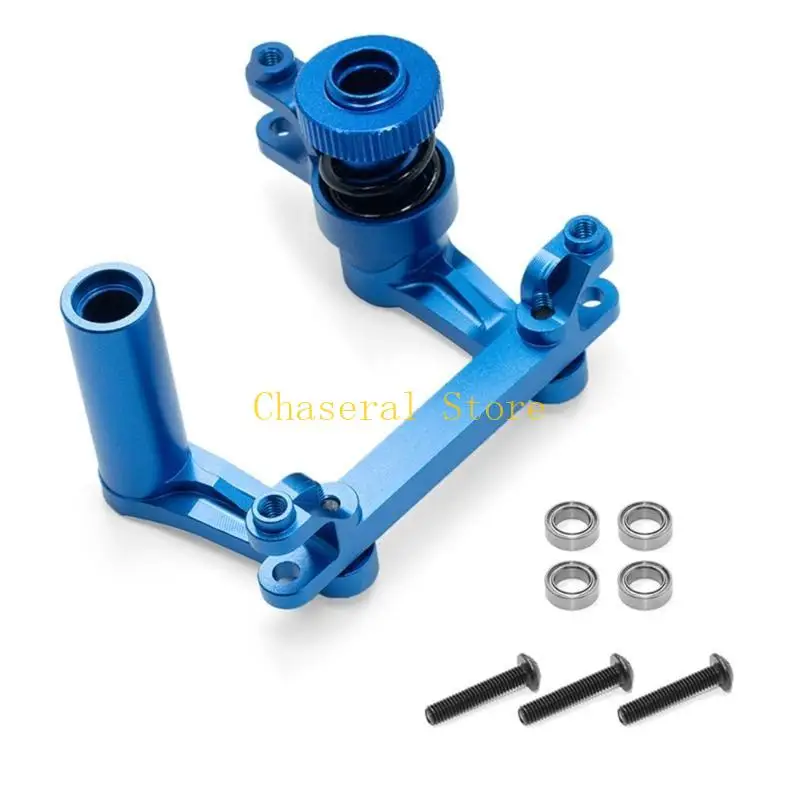 E7CE Zespół sterujący dla 1/10 SALOTA SAMOTU SAMOCHODNIKA ALUMINUM ALIMINUM STRONING BELCRANK SERWORM RAMY MODEL AKCJA AKCESORY