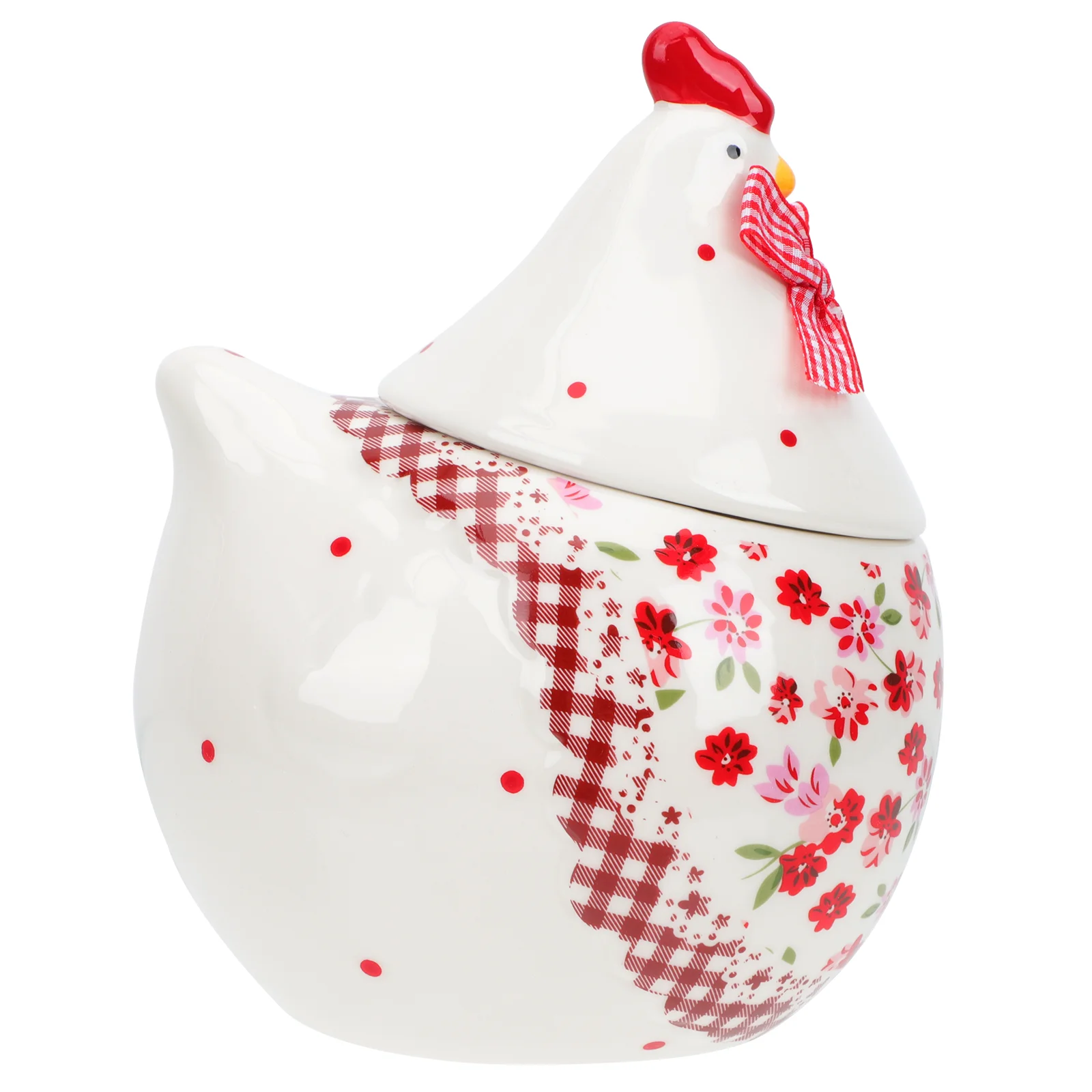 

Hen Storage Jar Decorative Jewelry Desktop Adornment Ceramic Container Easter Candy Lidded Jars with Lids Airtight