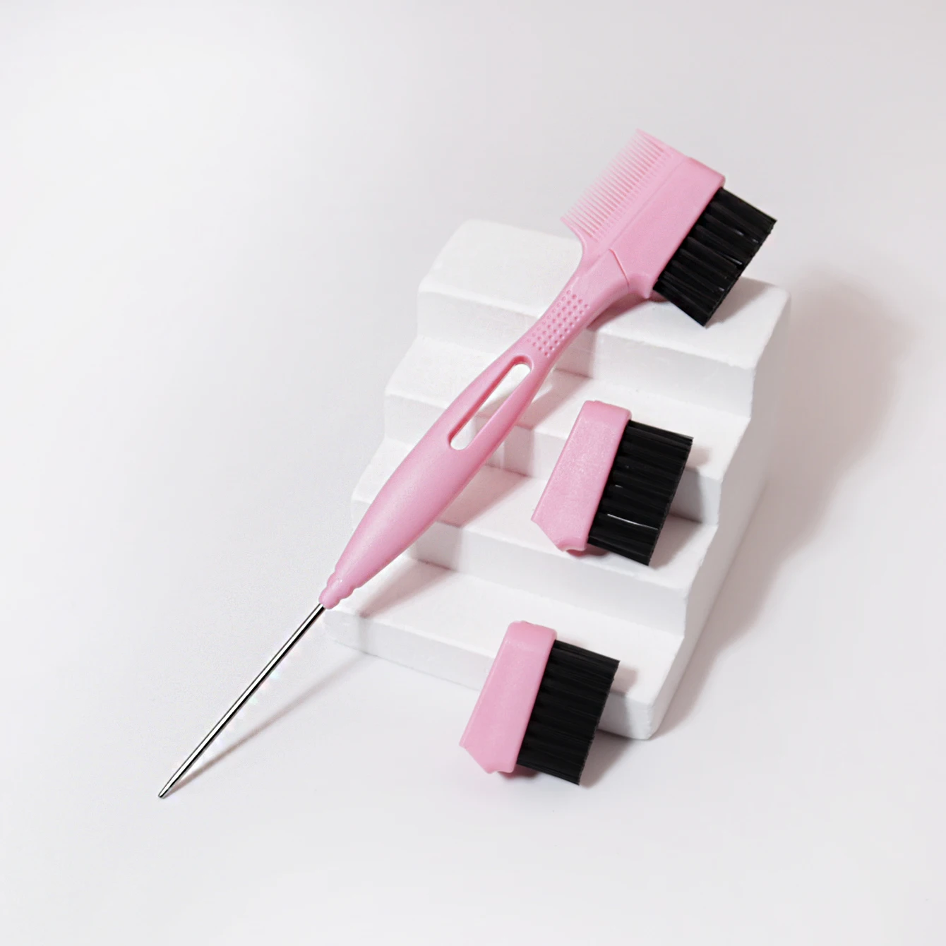 3/12pcs Eyebrow Shaper Eyelash Comb, Double Side Brush Set