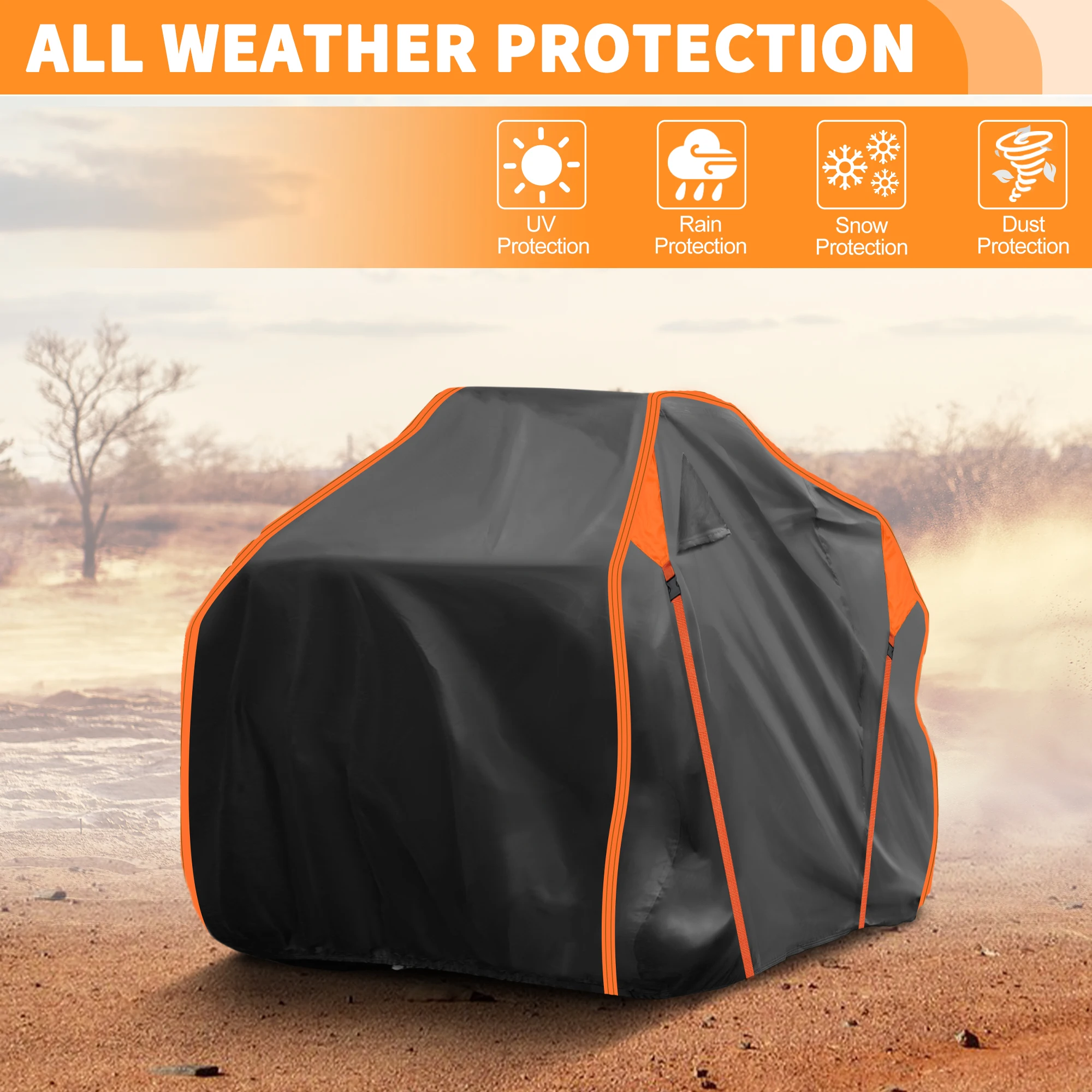 UXCELL ATV Cover for Can-am Outlander Waterproof 4 Wheelers Quad Cover 86.6