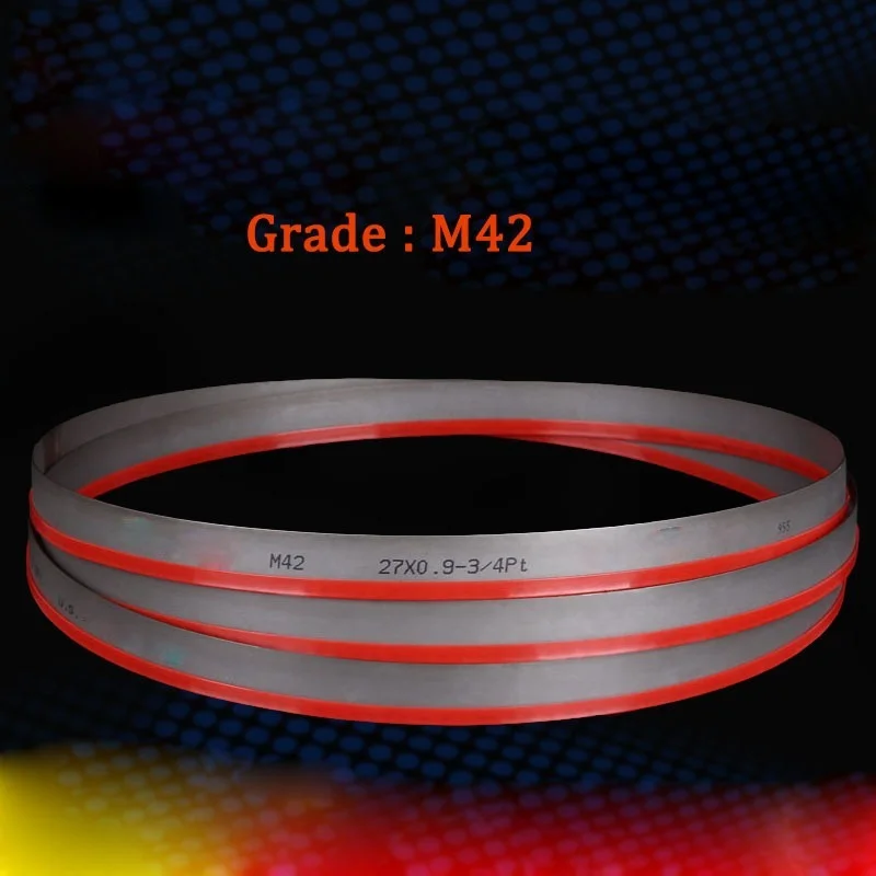 1PcTop lavorazione dei metalli di alta qualità 2710mm * 27mm * 0. Lame per seghe a nastro bimetalliche M42 da 9mm strumenti per lame per seghe di spedizione gratuita di alta qualità parkside