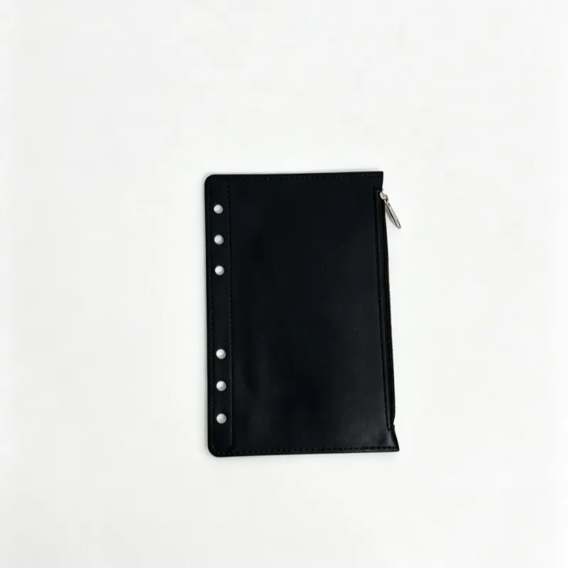 A6 Macaron Color Notebook Binder Loose Leaf Document Filing Bags DIY Document Bag Binder Rings PVC Storage Binding Folder - view 5