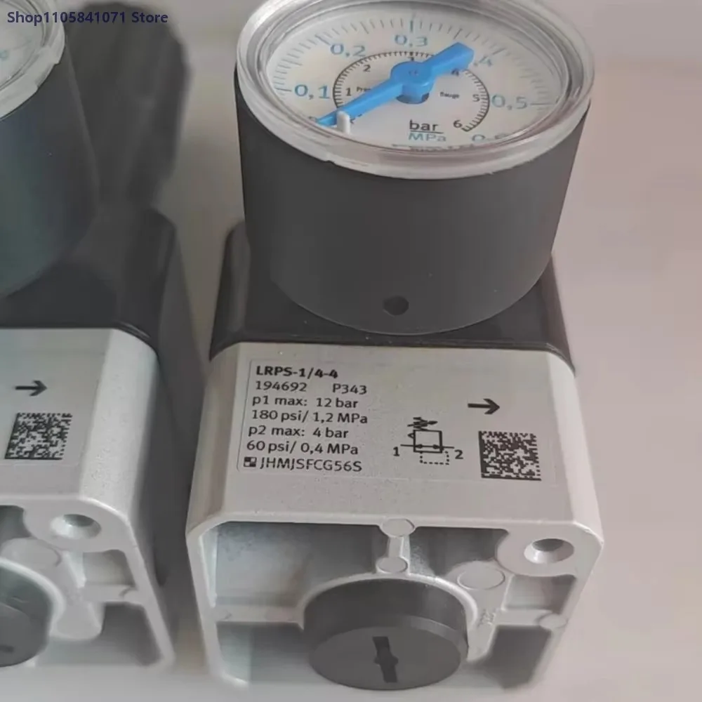 Precision Air Pressure Regulator Valve 1/4 Inch LRPS Series 0.7 4 10 Bar Pneumatic Reducing Valve for Compressed Air Systems