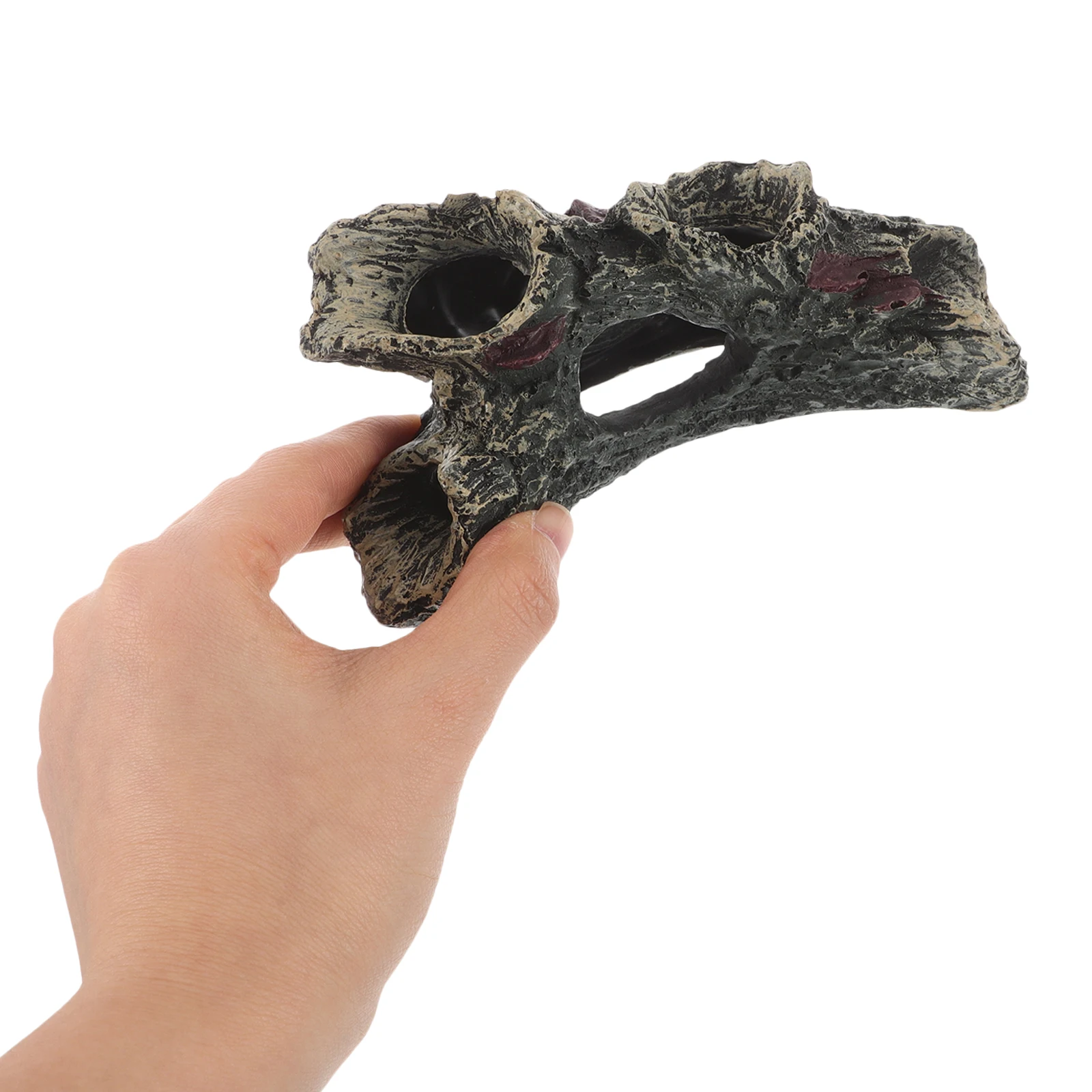 

2 Pcs Sunken Wood Fish Tank Decorations Shrimp Shrimp Tank Accessories Hideout Aquarium Cave Durable LifelikeAquarium Decor