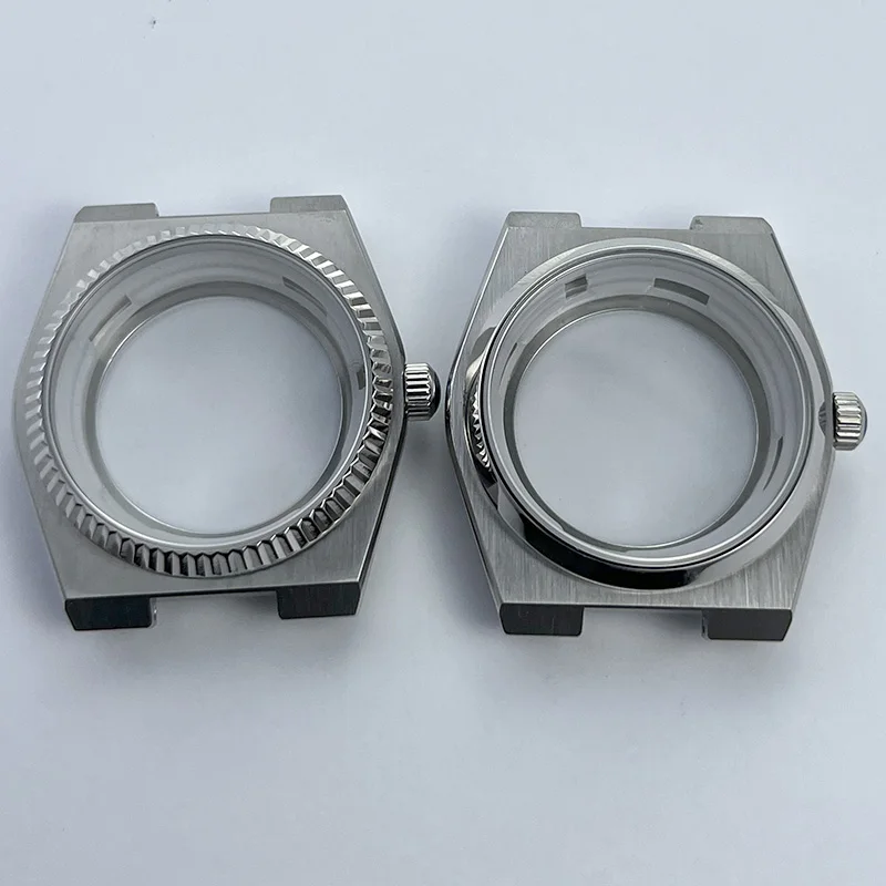 الذهبي NH35 NH36 40 مللي متر الياقوت الزجاج حزام ل 31.8 مللي متر الهاتفي ساعة اكسسوارات لحركة Seiko رويال أوك PRX سوبر لاعب