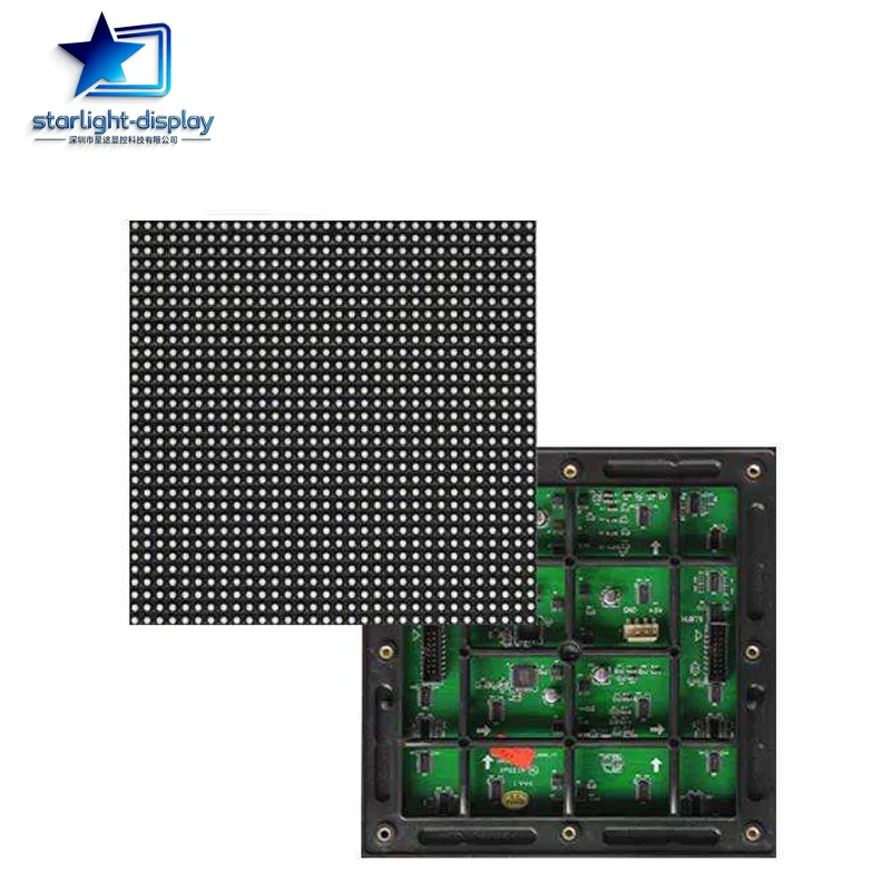 P6 실외 SMD 풀 컬러 LED 모듈 192x192mm LED 매트릭스 모듈 비디오 디스플레이 패널