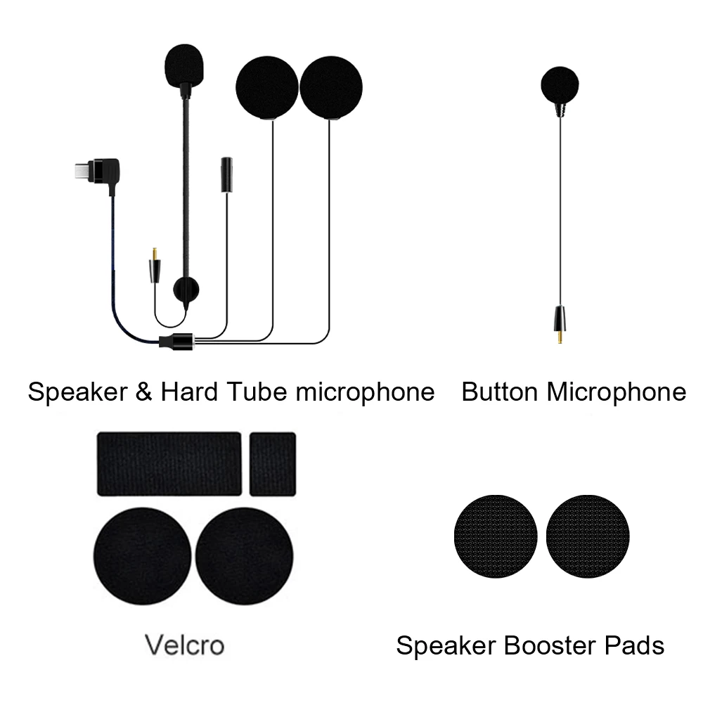 

Fodsports M1-S Pro Motorcycle Intercom Helmet Bluetooth Headset Moto BT Interphone 8 Riders 2000M