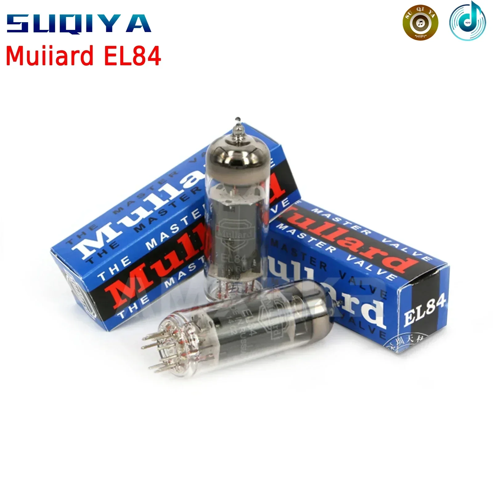 SUQIYA-Mullard EL84 Vacuum Tube Precision Match Valve Replace 6BQ5 6P14 7189 9PINS EL84 Electronic Tubes for HIFI Audio Amp