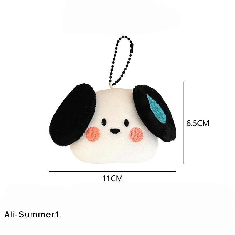 Portachiavi con orsetto di peluche a forma di cucciolo, decorazione da appendere per zaino, regalo piccolo per amici e coppie