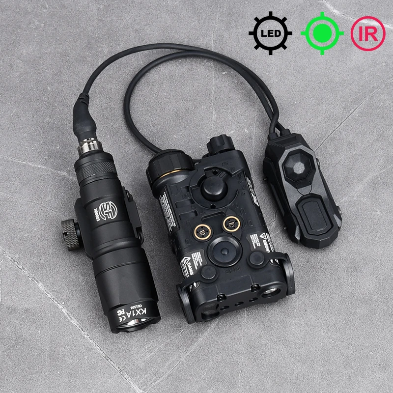 NONE WADSN Tactics NGAL Rot Grün Blau Laser Anzeige Surefir M600C Jagd Scout Licht Mit AXON Dual Control Schalter Fit 20MM Schiene 8