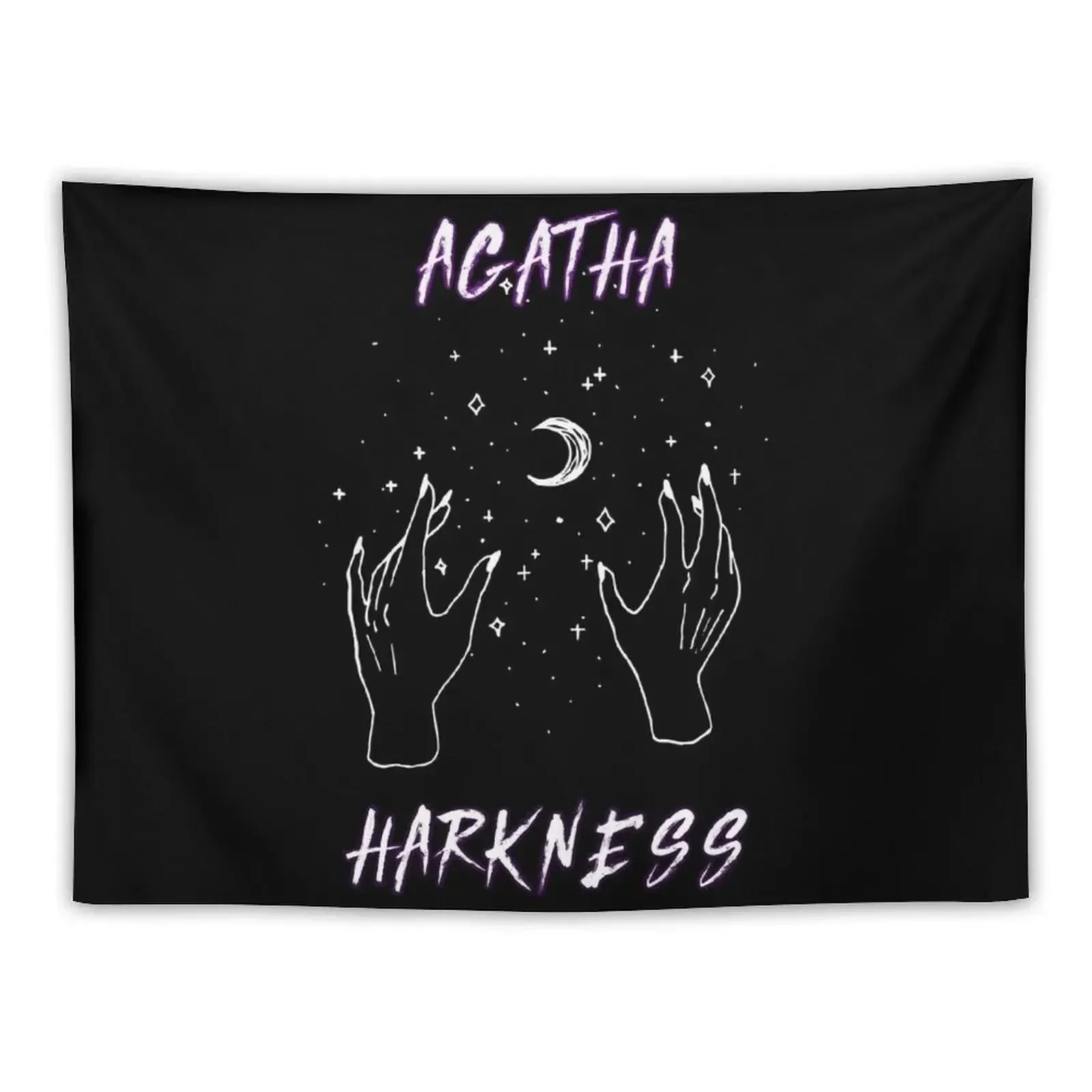 agatha all along- agatha harkness- purple witch HOODIE Tapestry Anime Decor Decor Home Wall Mural Tapestry