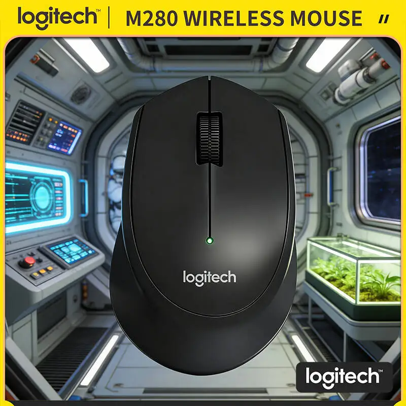 

Logitech M280 Wireless Optical Mouse 1000 DPI Precision Sensor 10m Range 18-Month Battery for Office Home PC