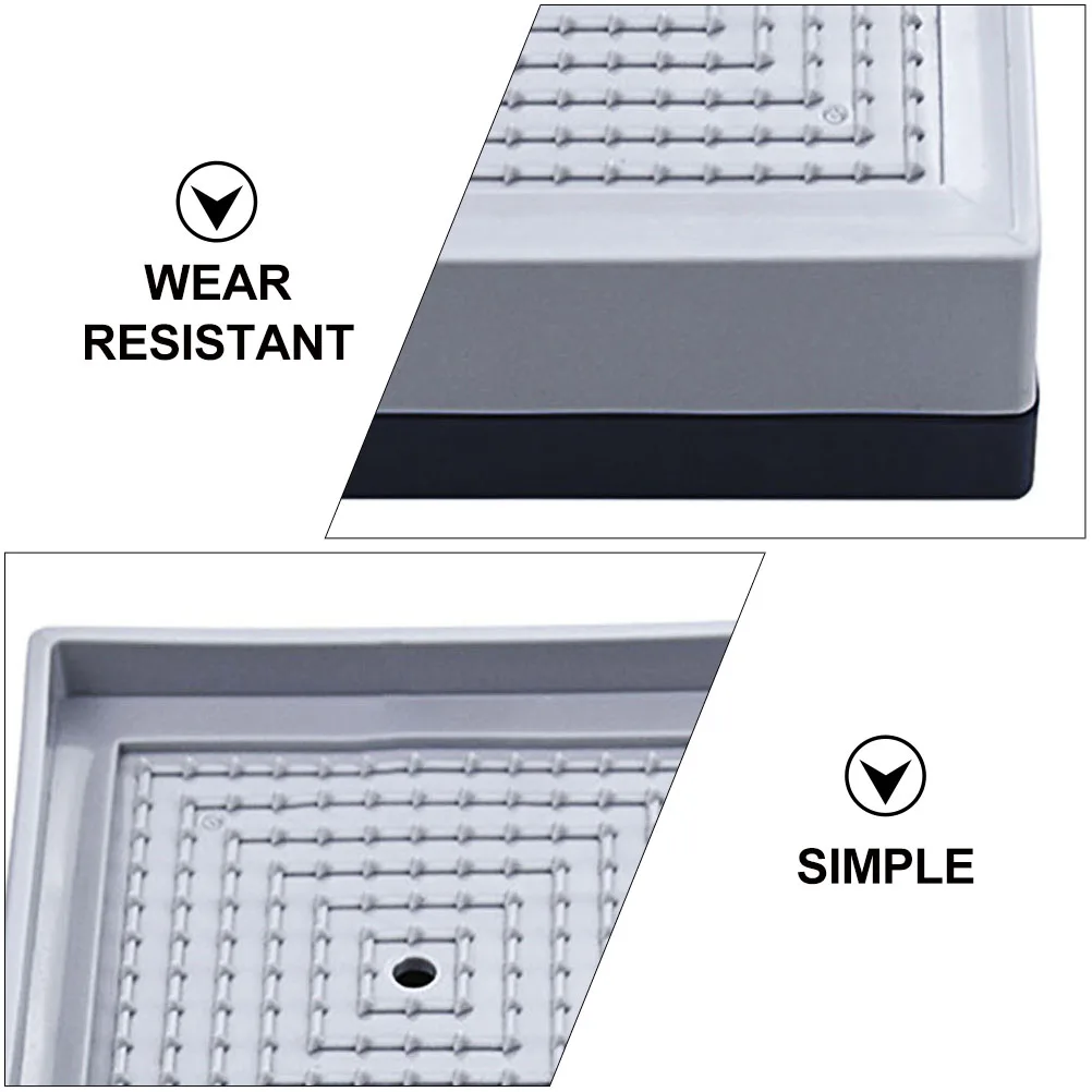 

1pc Furniture Foot Pad Bed Padding Block Heightening Block For Washing Machine Noise Reduction Anti-Slip Waterproof Load