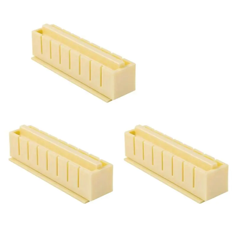 3X Sushi Maker Rice Mold Japanse Cake Mold Multifunctionele Mould Sushi Making Kit Square Sushi Mold B-AT64