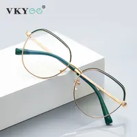 VICKY gafas ópticas Retro de moda nuevo diseño de marco gafas de ordenador antiluz azul se pueden personalizar con prescripción PFD3098