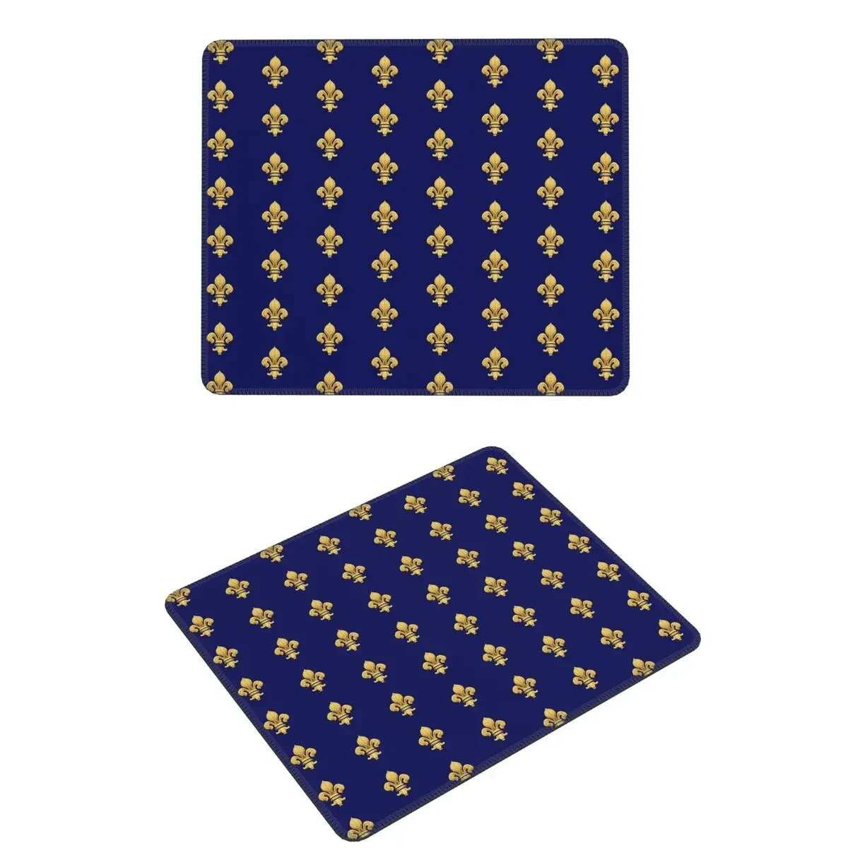 Royal Fleur De Lys Blue Mouse Pad Computer Keyboard Mouse Mat Gamer PC Desk Mat Office Table Mats