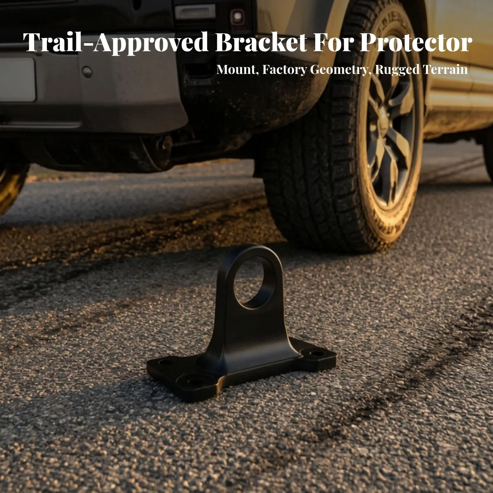 High Strength Vehicle Towing Hook Aluminum Bracket for 20-23 L663 Car Recovery Shackle Single Loop Tow Point Accessory