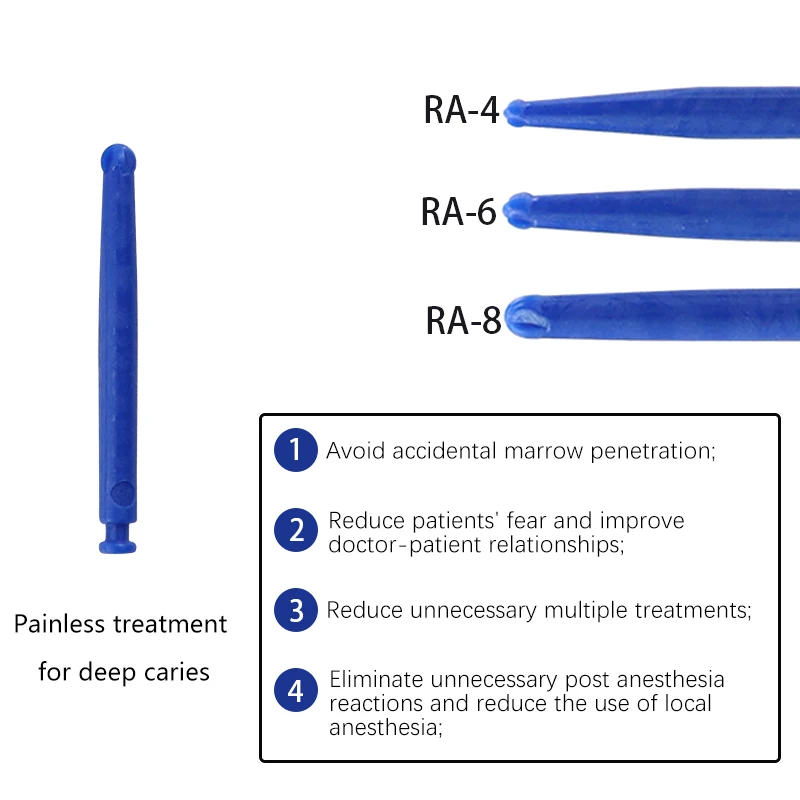 Dental Deep Caries Treatment Burs Plastic Burs Intelligent Removal Caries Bur Dentist Tools For Low Speed Handpiece