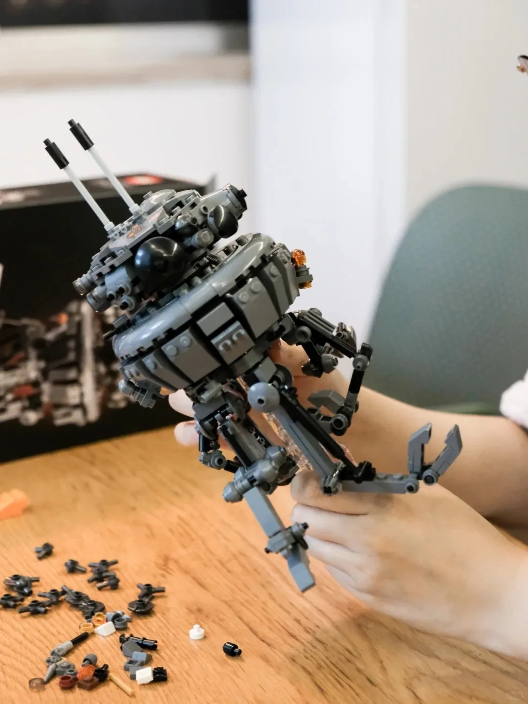 

Stock Imperial Probeing Droided Model Bricks Creative Idea Detection Robot Building Blocks Toys for Kids Boys Gifts