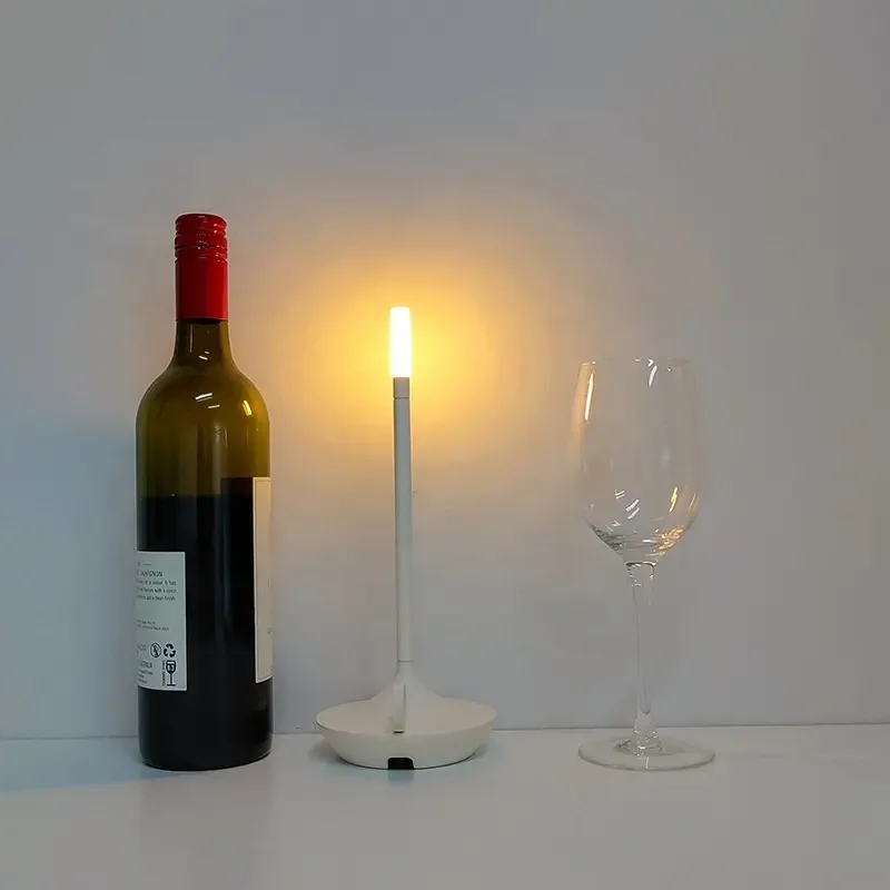 LED Bar Table Lamp USB Rechargeable Office Restaurant Study Reading Desk Light For Home Decor Bedroom Beside Night Lights