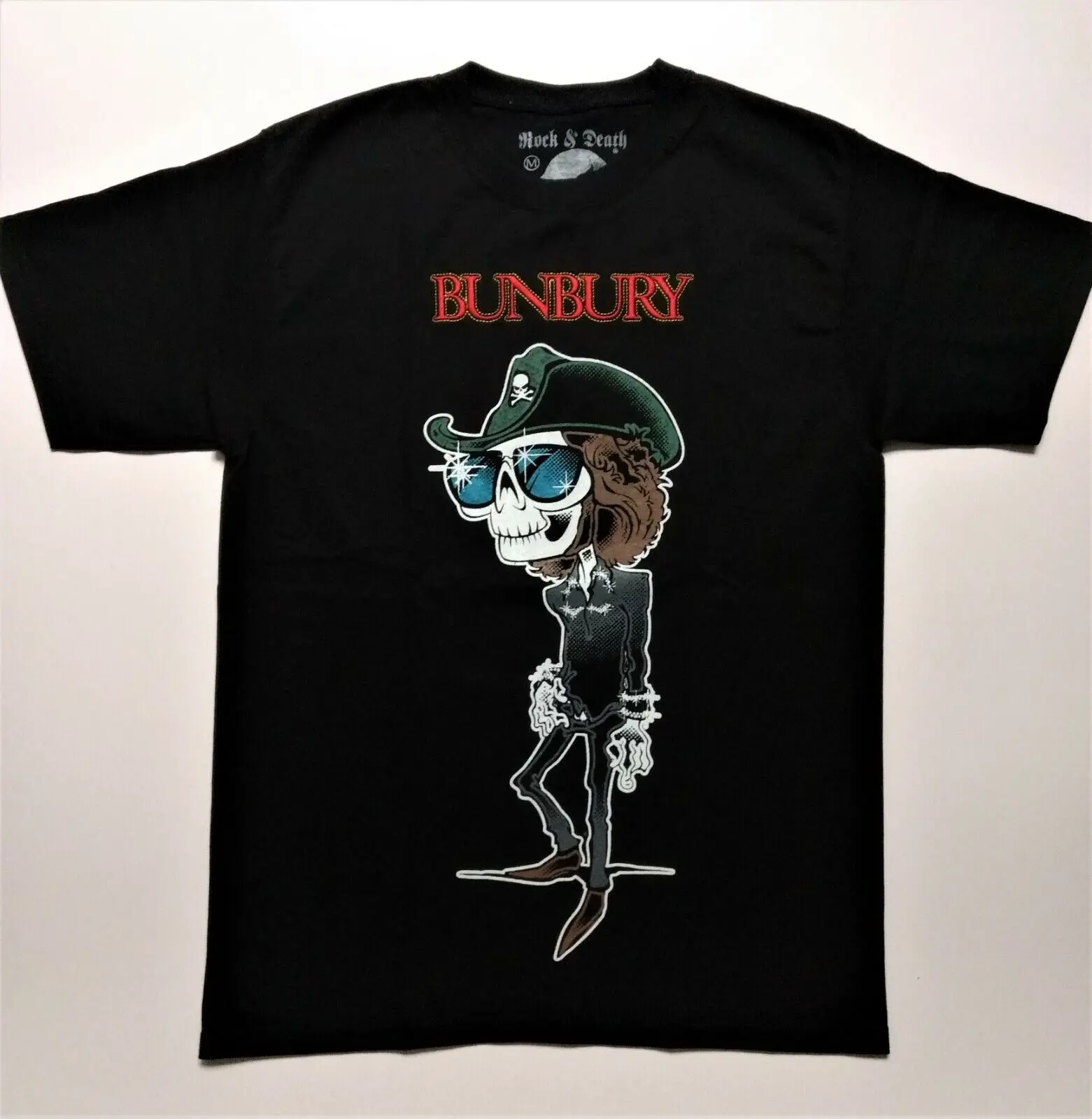 BUNBURY T-Shirt RARE Embroidered Logo Mexico Tour 2022 Enrique Heroes Silencio