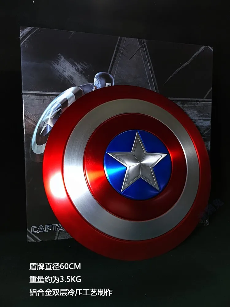 キャプテンアメリカ盾　ダメージ加工 (プラスチック製) Amazon.co.jp: arfar Handicrafts キャプテンアメリカ シールド