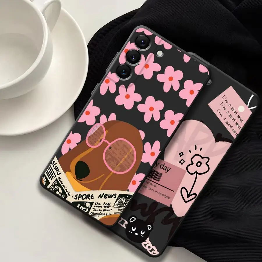 Case for Samsung Galaxy A57 A15 A73 A51 A05 A06 A25 A16 A37 A23 Phone Cover A50 A70 A13 A52 A12 A17 A36 A41 A55 A53 Funny dog
