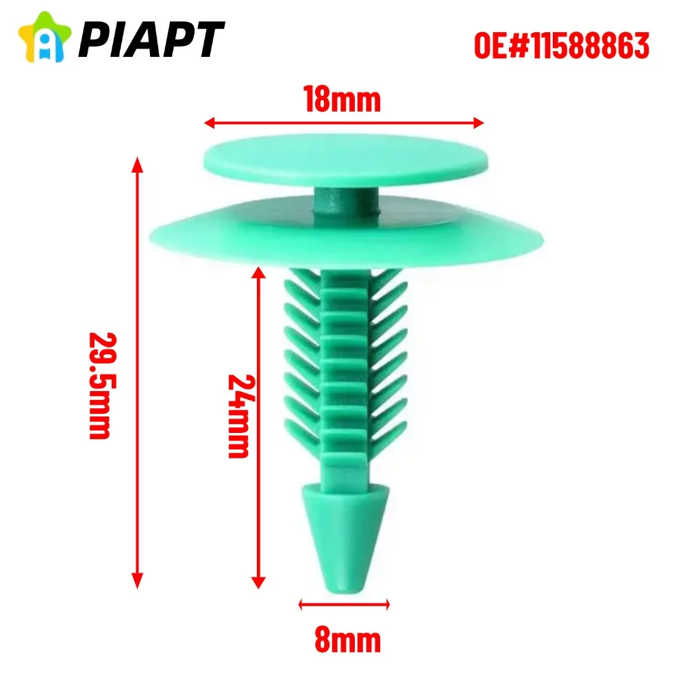 20 piezas OE #   11588863 Clips de retención del panel de ajuste de puerta para GM Buick Terraza, Chevy Uplander, 2005-2009Pontiac Montana, relé Saturn