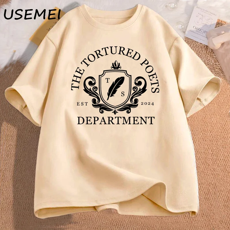 The Tortured Poets Department Est 2024 T Shirt for Women Men Causal Concert TTDP Chairman Tshirt Women\'s Clothes Streetwear Top