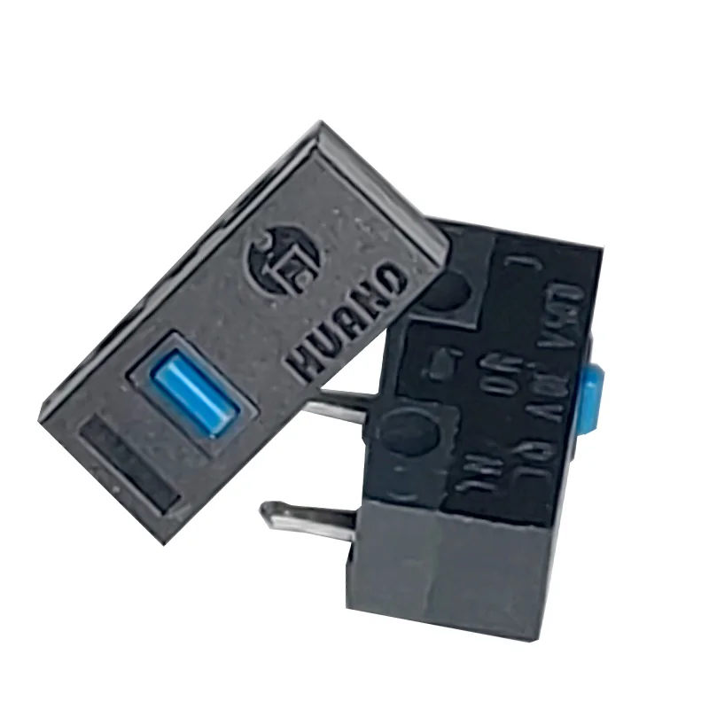 

10pcs Gaming Mouse Micro Switch Button Circle Board 80M Clicks HUANO Blue Dot mirco switch logitech G900 G903 Hero 3 feet