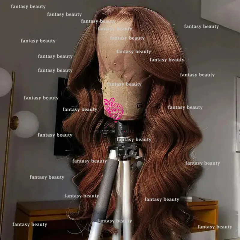 High density Lace wig Reddish Brown 13 x 6 Front Lace wig Women's Long Hair Wig HD lace Body Wave 5 x 5  Lace 100% human hair