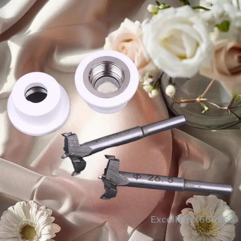 Handy 3/6Pcs 26.5mm Boring Drill Bits for Efficient 1/2inch PPR Water Pipe Repairs