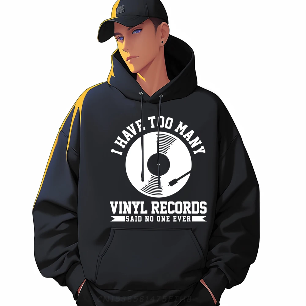 

Slogan Vinyl Record DJ Retro Vintage Adult Hoodies Hip Hop Loose Long Sleeve O-Neck Funny Sweatshirt Mens Clothing