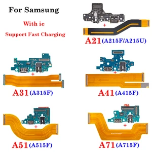 Placa do porto de carregamento para samsung a21, a215f, a215u, a31, a315f, a41, a415f, a51, a515f, a71, a715f, brandnew 8 principais vendas placa base samsung a71 - №4
