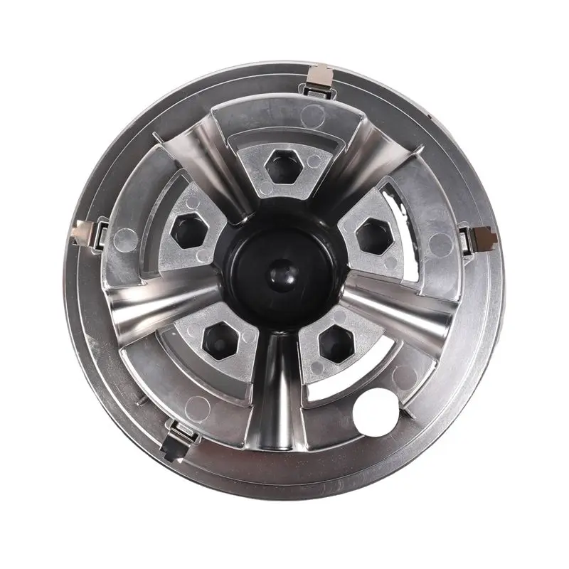 RTENTE-4Pcs Golf Cart Ss Hub Cover Accessories Parts Kit For Ezgo Club Car Hub Caps 8-Inch Chrome Silver Plated Hubcaps
