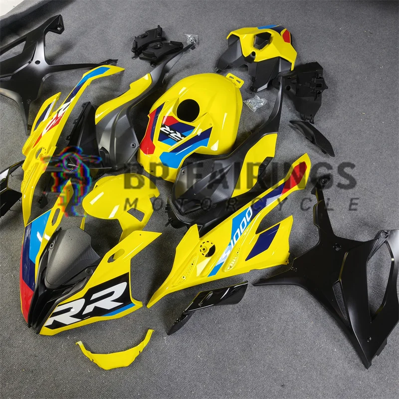 For BMW S1000RR 2023 2024 Fairing Accessories Full Fairings Panel Kit Higher Quality ABS Plastic Injection set Yellow