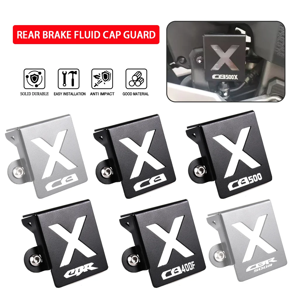 

FOR HONDA NX500 NX400 NX 500 400 2025 2024 2023 CB500X Motorcycle Accessories Rear Brake Fluid Reservoir Cover Protective Guard