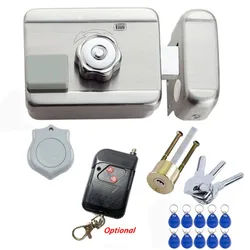 Wired Electric Lock Gate Lock Video Intercom Compatible Optional Remote controller Ewelink APP Phone Control Push Button