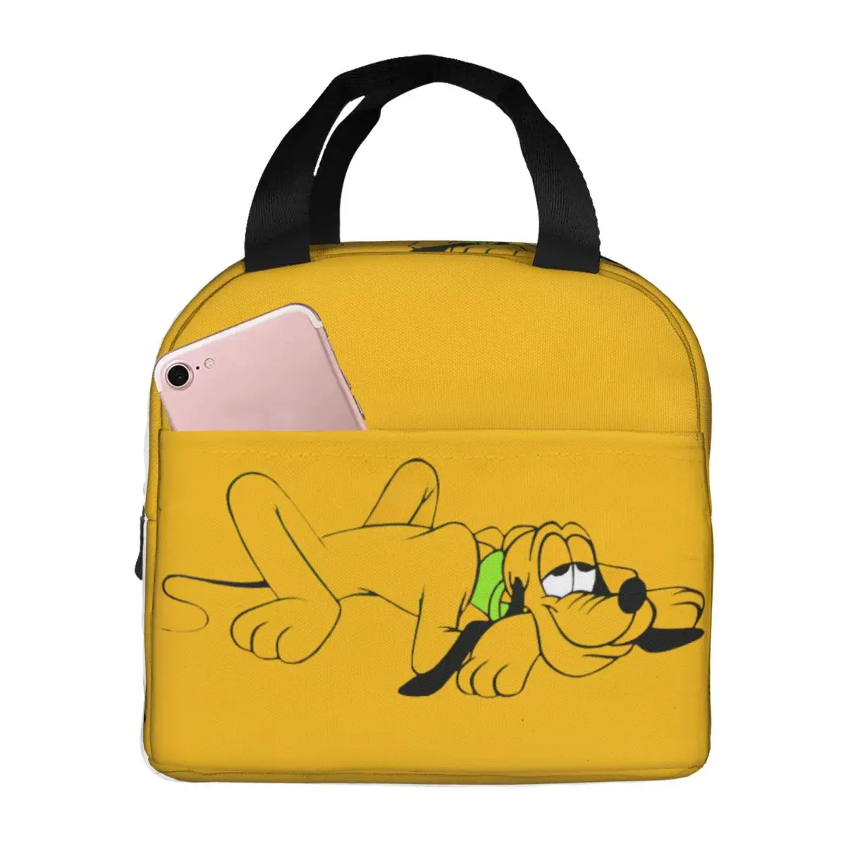 

Термоизолированная сумка для обеда Custom P-Plutoes в стиле аниме, женская, с забавным рисунком собаки, портативный контейнер для еды для пикника на открытом воздухе, коробка для хранения продуктов
