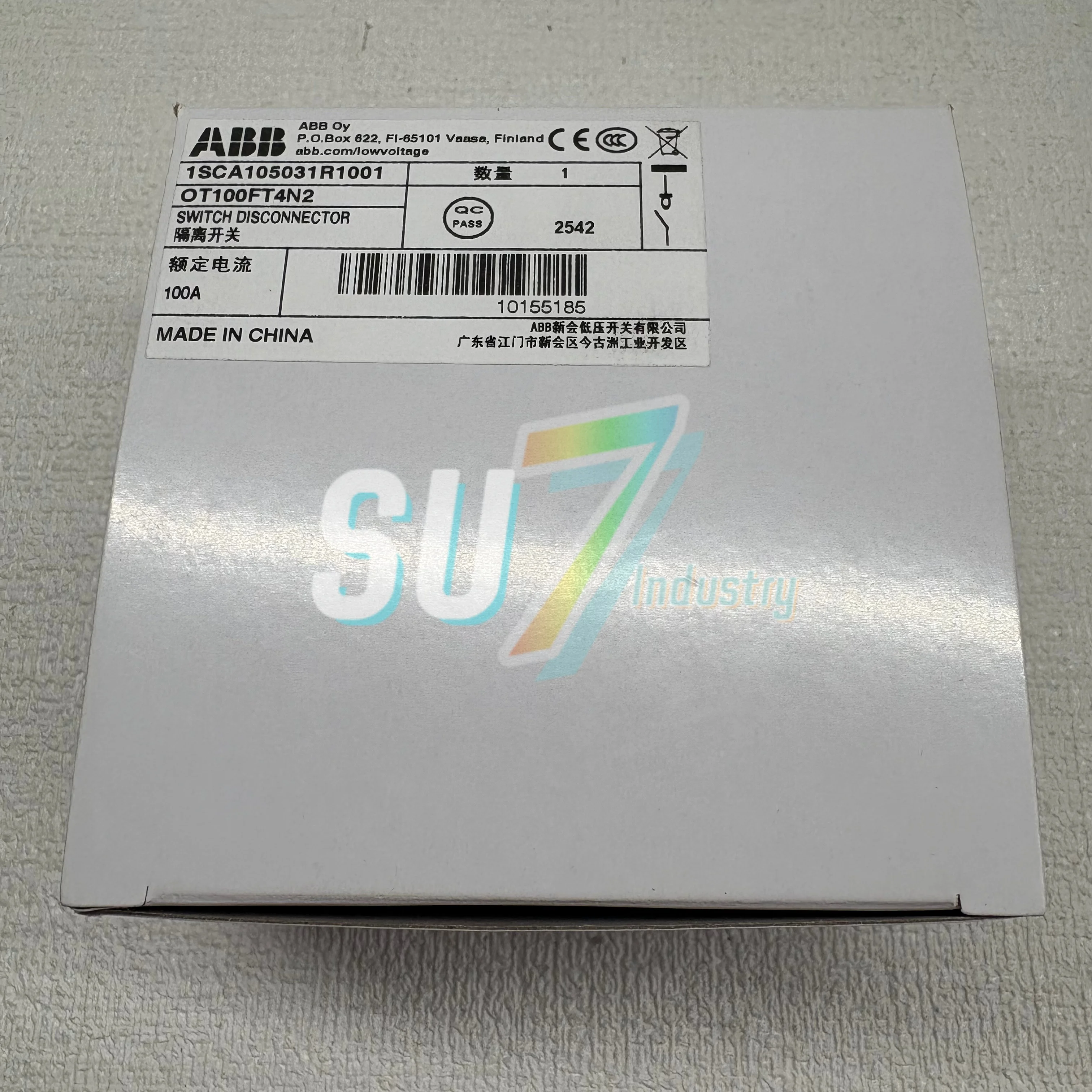 

OT100FT4N2 1SCA105031R1001 disconnecting switch New original