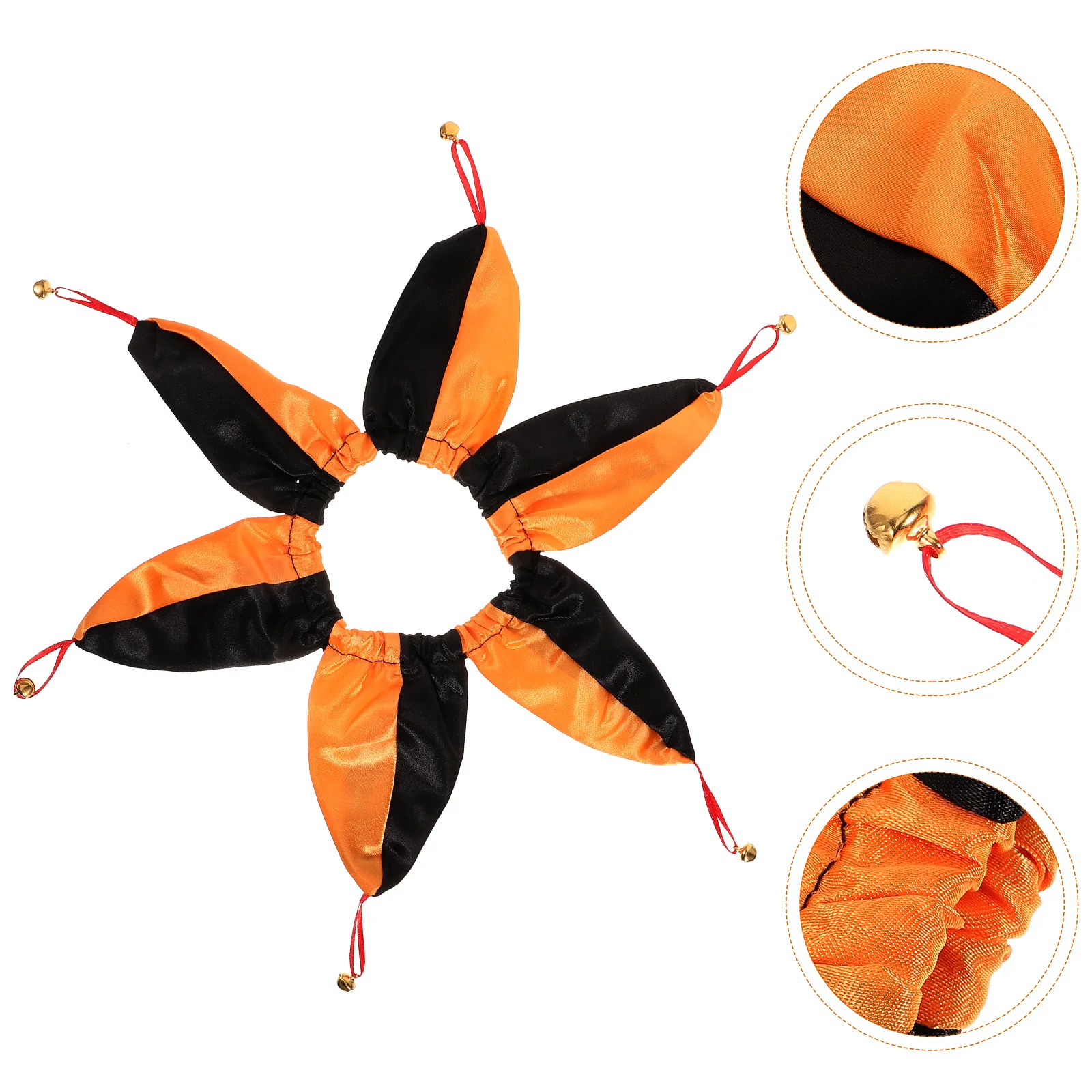 

Adorable Halloween Clown Kitten Collar Elastic Decorative Cat Safety Neckwear Pet Costume Party Accessory Dog Collar