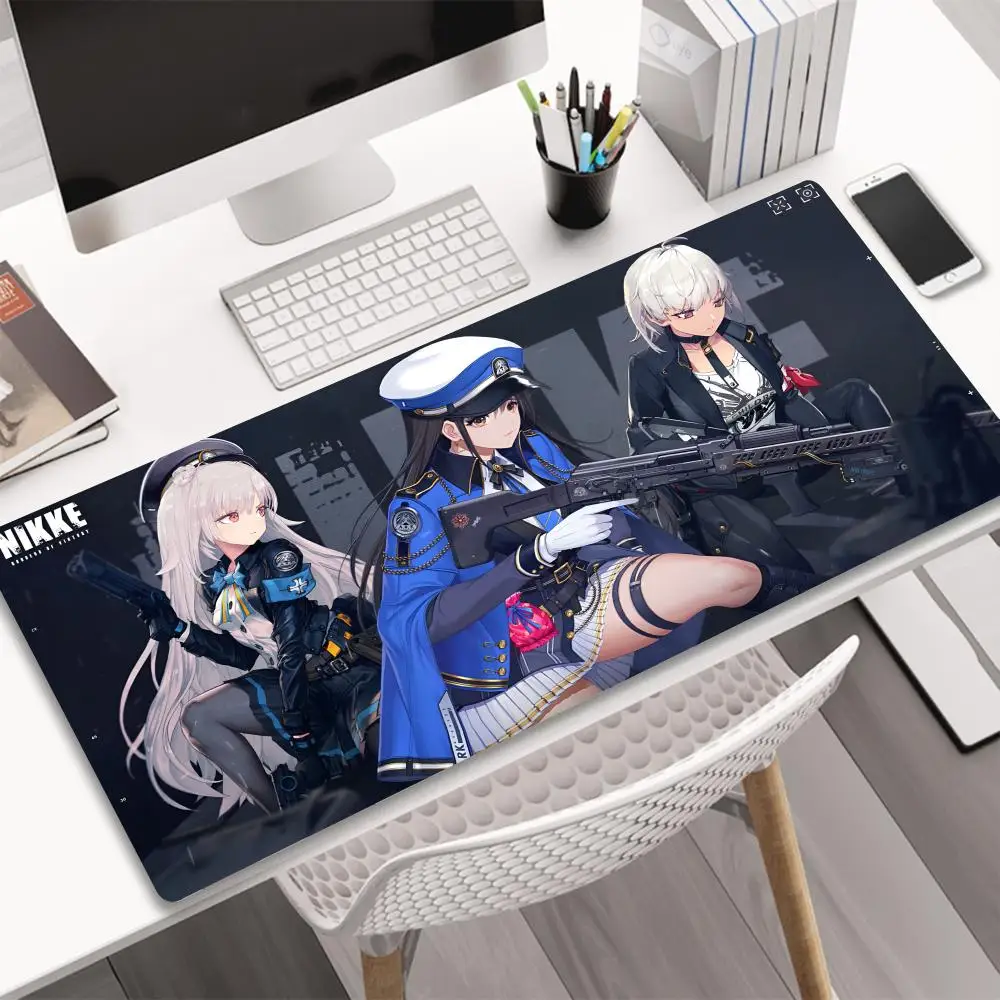 NIKKE The Goddess Of Victory Mousepad Large Gaming Mouse Pad LockEdge Thickened Computer Keyboard Table Desk Mat